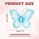 thumbnail image 2 of Uxcell 50Pcs Mariposas para Manualidades, Mariposa de Organza de Alambre de Malla de 1.2" para Decoración de Hogar DIY, Ropa, Boda, Azul, 2 of 6