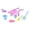F5-B, variant on Bath Toys for Kids Baby Bath Toys for Toddlers 1-3 Mold Free Water Toys for Bathtub Pool Beach Sandbox Pool Toys for Toddlers 1-3 Toddler Bath Toys for 1+ Year Old Girl Boy Gifts,C