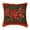 Poinsettia Design, variant on Holiday Christmas Poinsettia Design 18" X 18" Throw Pillow