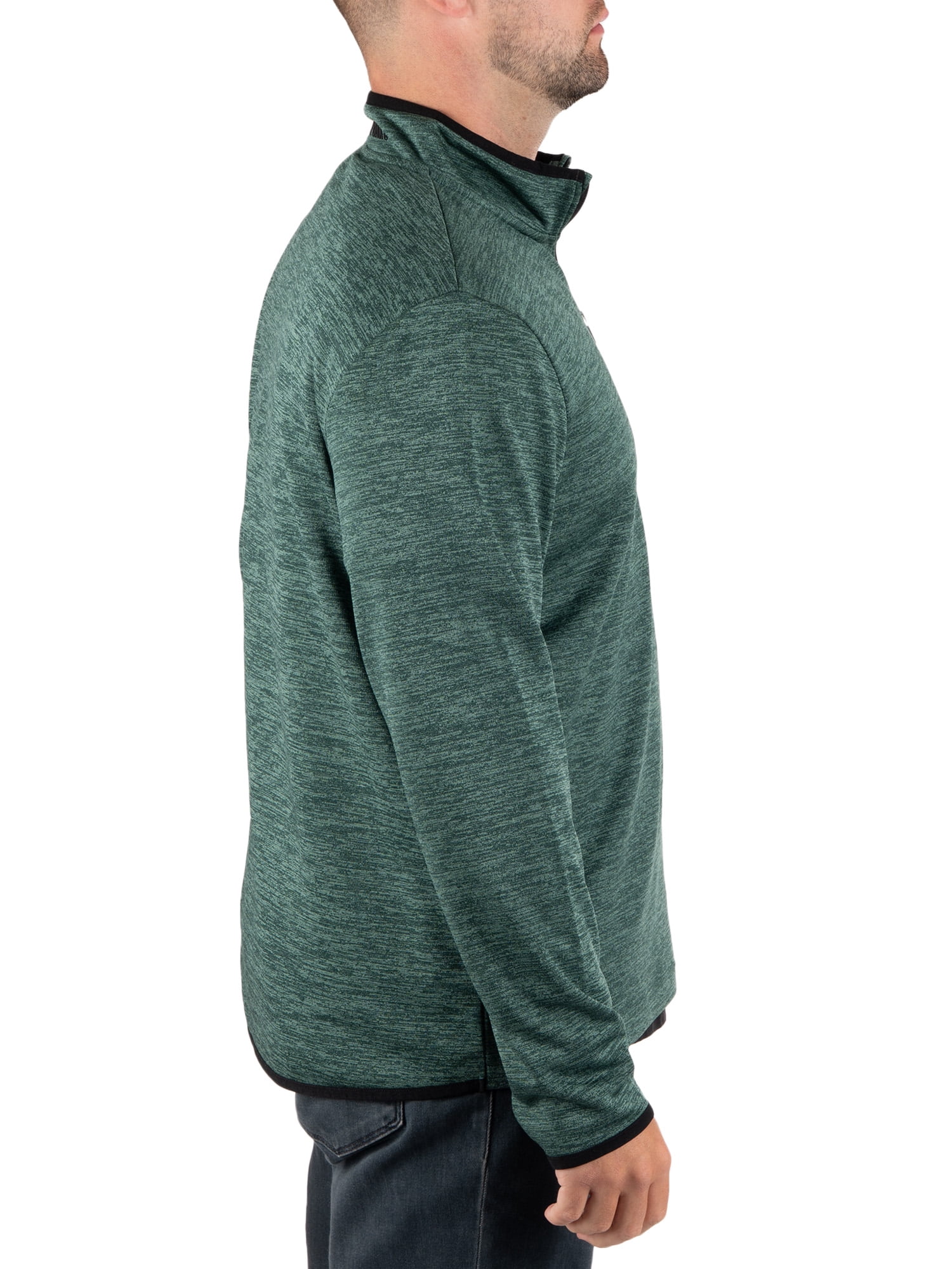 Mossy Oak Men's Fleece Quarter Zip Pullover Sweatshirt, Sizes S-2XL