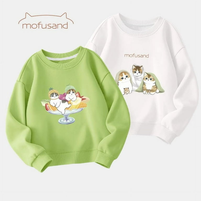 トップス thee_greatest_botch mofu-mofu Hot new mofusand Shark cat Spring and autumn hoodie hoodie