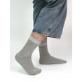 thumbnail image 3 of Bamboo Viscose Men's Crew Socks – Lightweight, Breathable, Anti-Odor – 48-Pair Family Pack, 3 of 7