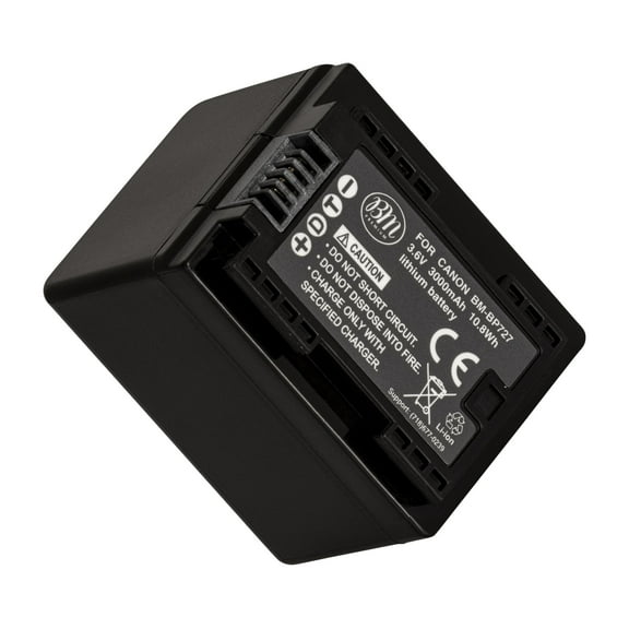 BM BP-727 Battery for Canon Vixia HFR40 HFR42 HFR400 HFR50 HFR52 HFR500 HFR60 HFR62 HFR600 HFR70 HFR72 HFR700 HFR80 HFR82 HFR800 HFM500 Camcorders
