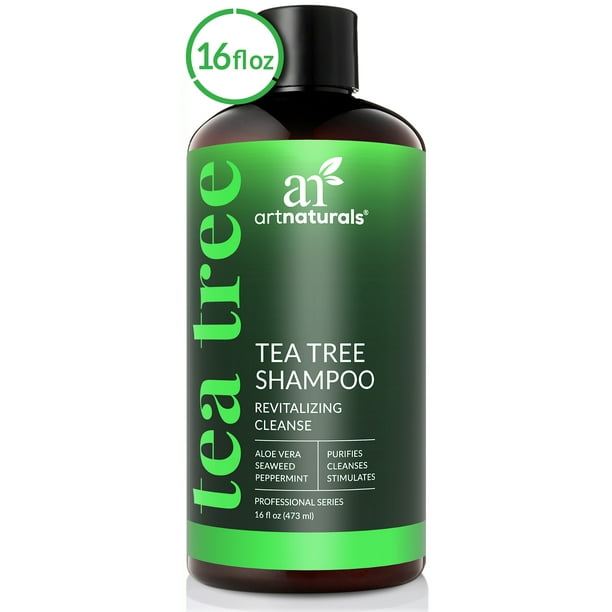 Artnaturals Tea Tree Shampoo 16 Fl Oz 473ml Sulfate Free Made With 100 Pure Therapeutic Grade Tea Tree Essential Oil Walmart Com Walmart Com