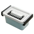 thumbnail image 1 of Clothes Storage Organizer, Plastic Carrying Box Wear Resistance With Lid For Home Travel Office, 1 of 8