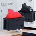 thumbnail image 6 of JUNTEX Snap-in Switches 3 Pin 3 Gears Boat Rocker Switch for Hair Dryers Electric Fans, 6 of 12