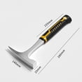 thumbnail image 2 of Geological Hammer Integrated Flat Head Pointed Hammer Mining Exploration Tools A, 2 of 7