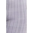 thumbnail image 7 of Plus Size Tummy Control Butt Sculpting Flare Pants With Pockets - Black, White Plaid, 7 of 7