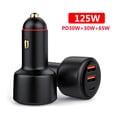 thumbnail image 4 of GLFSIL 200W Dual USB+Type-C Car Charger Super Fast Charging Car Charger 12-24V, 4 of 4