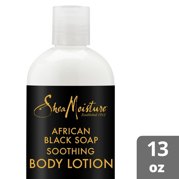 SheaMoisture Soothing Body Lotion African Black Soap, 13 fl. Oz.