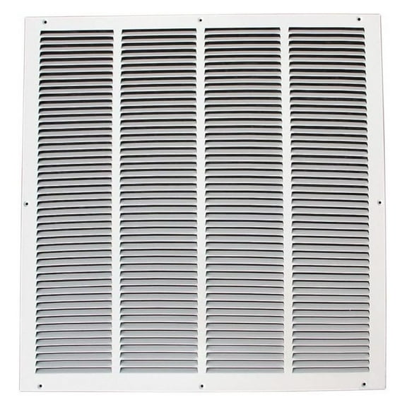 24x24 Duct Opening | Steel Return Air Grille by | Vent Cover Grill for Sidewall and Ceiling | White | HVAC Cold Air Intake Grille | Outer Dimensions: 25.75"W X 25.75"H