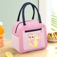 thumbnail image 2 of Bolsa de almuerzo para niños de My Little Pony, bonita bolsa de almuerzo para niños con dibujos animados, bolsas de aislamiento de alimentos informales, bolso de mano de gran capacidad con estampado d, 2 of 4