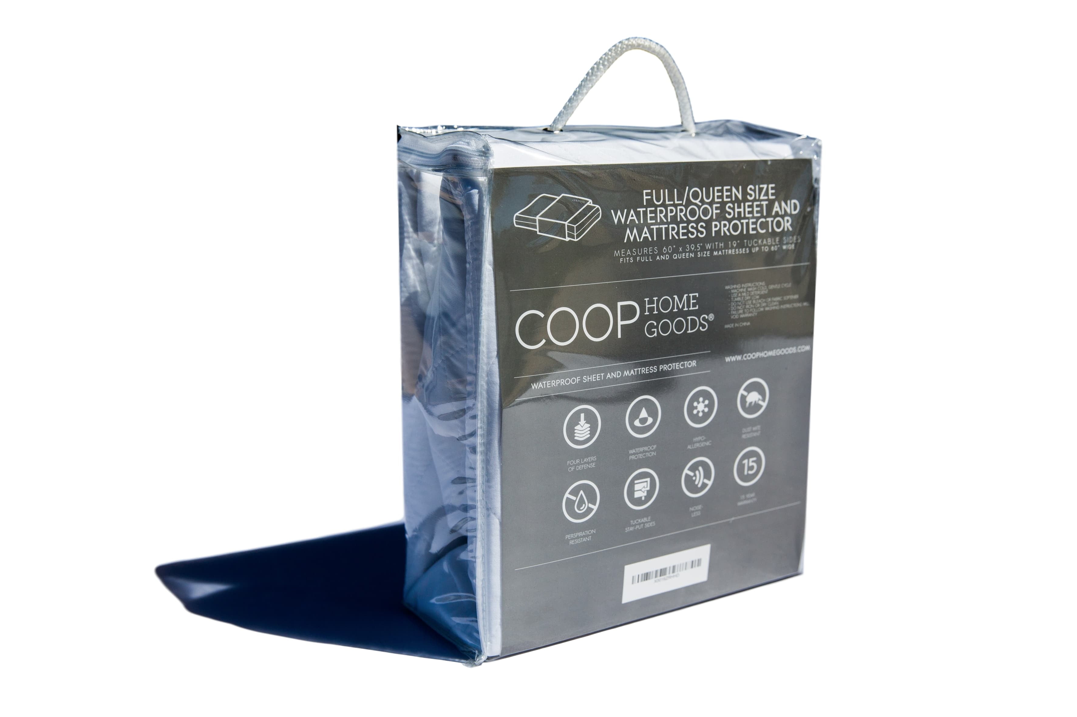 coop home goods lulltra waterproof mattress protector 45