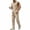 Khaki B, variant on Stamzod Men's Clothing Sets 2 Piece Linen Outfits Casual V-Neck Pullover Top Long Pants Set 2026 Vacation Beach Outfit