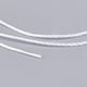 thumbnail image 2 of Polyester Thread 310m for Custom Woven Jewelry Making Beading Crafting DIY Projects Jewelry Designers Crafters White 0.7mm, 2 of 2