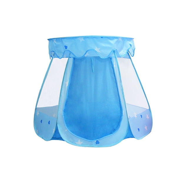 Tents for Kids, Blue Folding Portable Playpen Kids Ball Pit Ball Tent