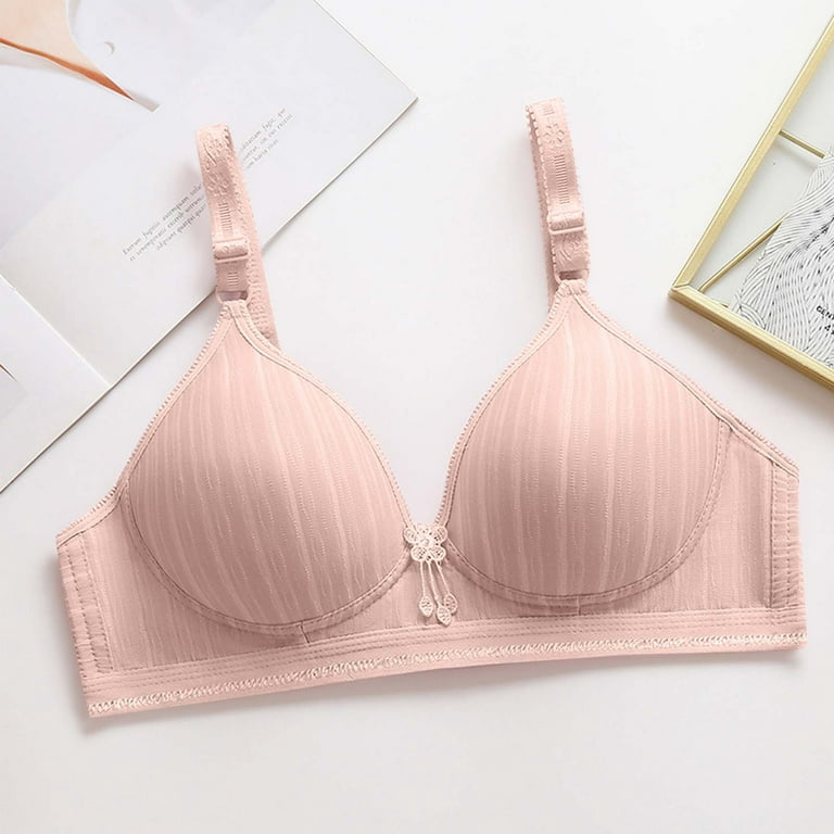 safuny Everyday Bra for Women Embroidered Glossy Comfortable