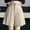Beige, variant on Tqcoqu Women's Summer High Waist Wide Leg Double Button Zipper Casual A Line Mini Skirt,Beige,Women's M-XXXXL