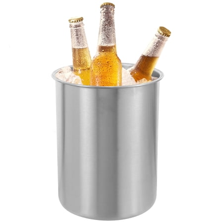 ELAYARD Stainless Steel Beer Bucket with Thick Design for Bar Wine Cooling and Ice Storage