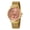 Red, variant on Quartz Watch for Men, Classic Casual Men's Analog Watch with Stainless Steel Mesh Band, Small Second Sub-Dial, 5ATM Waterproof, Fashion Men Wristwatch, Black