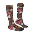 thumbnail image 3 of Balery Forest Wild Mushroom Fun Novelty Socks Men'S Women'S Crew Socks Funny Crazy Novelty Socks Quirky And Cool Socks, 3 of 9