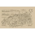 thumbnail image 3 of Boyd 14x10 Black Modern Framed Museum Art Print Titled - Grayson County Virginia - Boyd 1897, 3 of 5