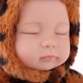 thumbnail image 4 of 25 Cm De Peluche De Peluche De Vinilo Recién Nacido Muñeca Durmiendo Muñeca Con Estampado De De Navidad Decoración 35cm marrón Hugo muñecas en vinilo, 4 of 7