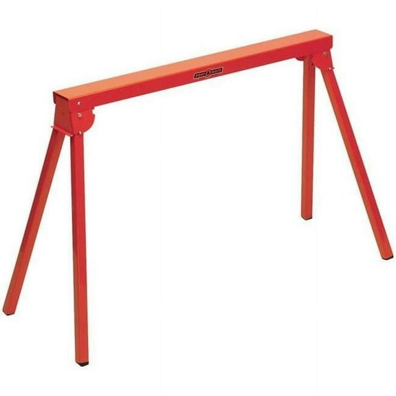 33 x 3.5 x 36 in. Steel Single Saw Horse - Orange