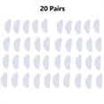 thumbnail image 3 of tooloflife 20 Pairs Silicone Eyeglass Nose Pads Double-Sided Adhesive Tape D Shape Non-Slip for Glasses Sunglasses Universal, 3 of 8
