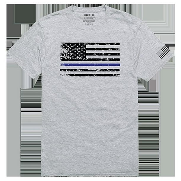 Rapid Dominance Rapid Dominance Ts1 786 H08 05 Thin Blue Line Tactical Graphic T Shirt 44 Heather Grey 2xl Walmart Com Walmart Com