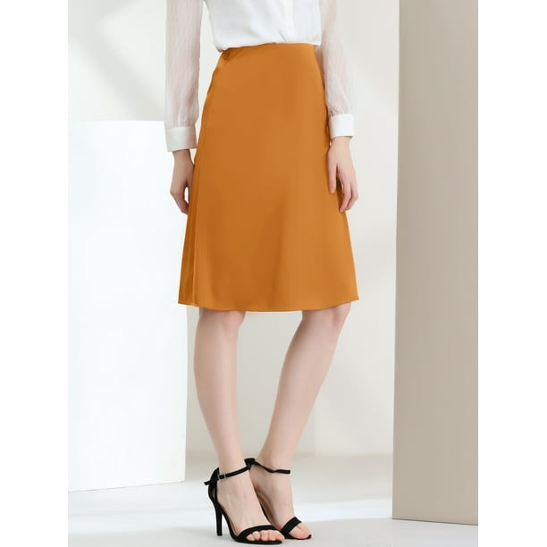 Brown high skirt top