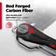 thumbnail image 5 of Llavero KEY SMART, organizador compacto de fibra de carbono rojo, 14 llaves, 5 of 8