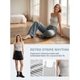 thumbnail image 5 of Deago Women Summer Y2K Sleeveless Striped Spaghetti Strap Crop Cami Tank Top Backless Casual Slim Fit Aesthetic Going Out Tops Shirts (Gray, S), 5 of 9