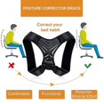 thumbnail image 4 of Corrector de postura TUNC Faja Dorsal Alta Regulable, 4 of 5