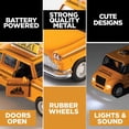 thumbnail image 6 of Top Race Diecast School Bus Vehicle Playset (2 Pieces), 6 of 8