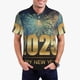 thumbnail image 1 of Fotbe 2025 New Year 5 Camiseta Polo de Golf para Hombre con Estampado – Camisa Deportiva Transpirable con Cuello Abotonado-Small, 1 of 6
