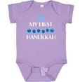 thumbnail image 3 of Inktastic My 1st Hanukkah Dreidels in Blue with Star of David Boys or Girls Baby Bodysuit, 3 of 5