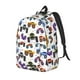 thumbnail image 1 of Disketp Cartoon Monster Trucks1 print Canvas Backpack Lightweight Travel Daypack Student Rucksack Laptop Backpack-Medium, 1 of 5