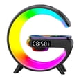 thumbnail image 2 of Stand Wireless Charger Stand Bedside Night Light FM Radio BT Estación de carga inalámbrica Reloj digital para iPhone Samsung Xiaomi, 2 of 9