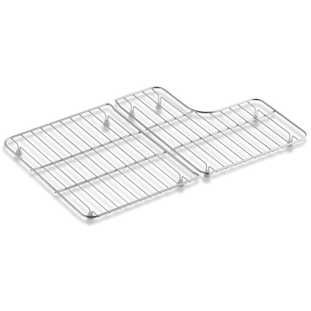 Kohler K6638 1411/16" Whitehaven Stainless Steel Right And Left Bottom Sink Racks Walmart