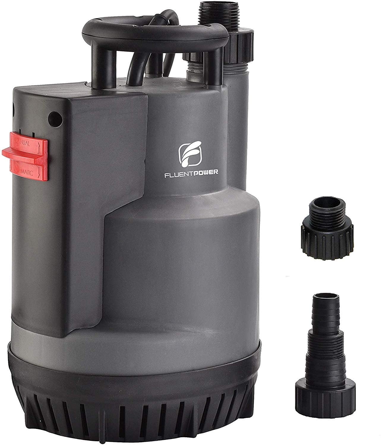 Fluentpower 1/2HP Utility Pump 2500GPH Submersible Sump Pump, Automatic/Manual Mode by