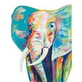 thumbnail image 3 of Beauchamp, Andy 15x18 Black Modern Framed Museum Art Print Titled - Colorful Elephant, 3 of 5