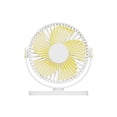 thumbnail image 1 of White Desktop Fan Usb Ceiling Fan With Multi-Functional Design 3-Speed Variable Speed Fan And Manual Rotating Angle For Student Dormitory And Home Office Use 5.59X2.67X5.98In 0.52Lb, 1 of 9