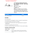 thumbnail image 2 of A/C Compressor Replacement Service Kit - Compatible with 2006 - 2008 Honda Pilot 3.5L V6 2007, 2 of 2