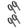 thumbnail image 4 of Eigraketly 1-17 Tamaño del anillo de EE. UU. Cinta métrica flexible Tienda de joyería para el hogar Anillos portátiles para adultos Negro 2piezas, 4 of 6