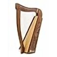 thumbnail image 2 of Celtic Harp Rose 17 string Irish Style with Bag & Extra strings & key included, 2 of 4