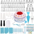 thumbnail image 1 of Cake Decorating Tools Kit,170 PCS Baking Supplies Set Turntable Pastry Nozzles For Cream Confectionery Bags Icing Piping Nozzles Tips Baking Tools For Cake (1), 1 of 7