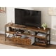 thumbnail image 5 of Yeshouse Consola multimedia industrial, centro de entretenimiento rústico, mueble de TV con marco de metal y cajones, mueble de TV moderno estilo granja para sala de estar, 5 of 8