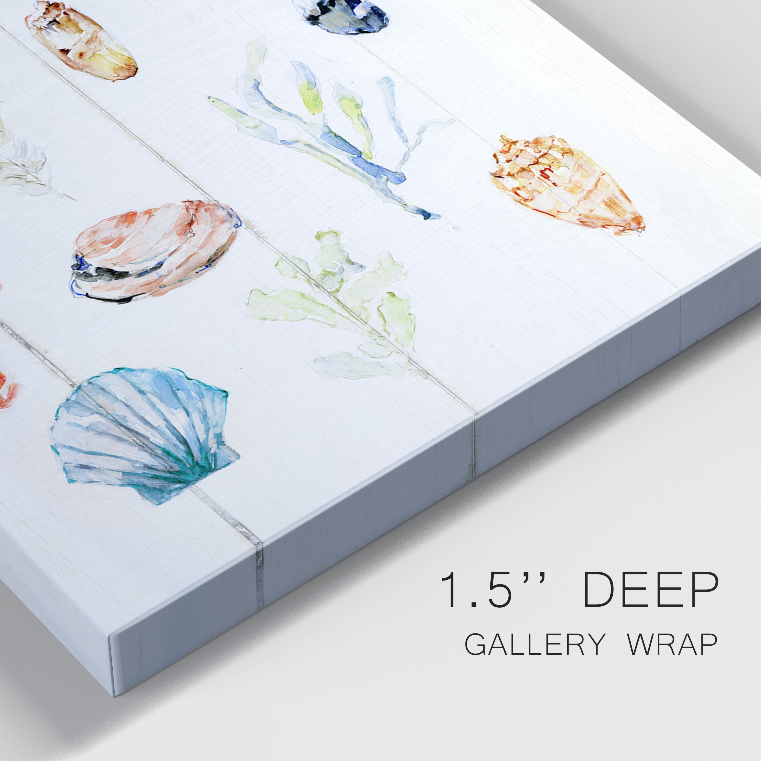 Beach Treasures Premium Gallery Wrapped Canvas - Ready to Hang - Set of 2 - 18 x 27 Each