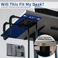thumbnail image 5 of VIVO Large Heavy Duty Adjustable Under-Desk PC Mount, Black Computer Case Holder, 5 of 8